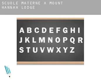 Scuole materne a  Mount Hannah Lodge