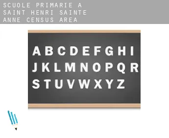 Scuole primarie a  Saint-Henri-Sainte-Anne (census area)