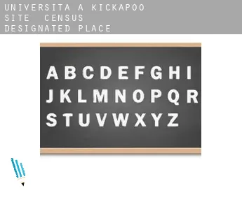 Università a  Kickapoo Site 5