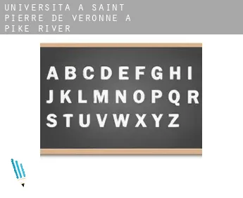Università a  Saint-Pierre-de-Véronne-à-Pike-River