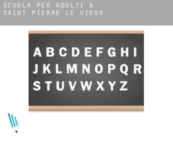 Scuola per adulti a  Saint-Pierre-le-Vieux