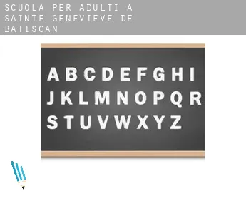 Scuola per adulti a  Sainte-Geneviève-de-Batiscan