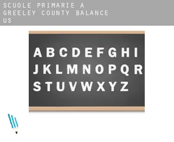 Scuole primarie a Greeley County (balance)