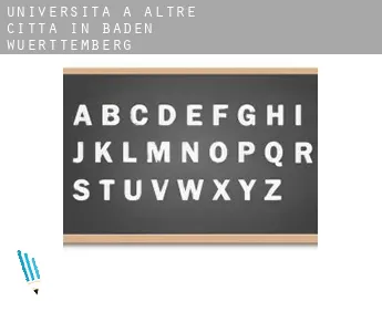 Università a  Altre città in Baden-Wuerttemberg