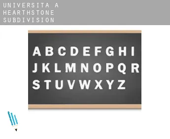 Università a  Hearthstone Subdivision